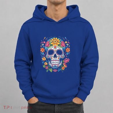 De Los Muertos Day of the Dead Sugar Skull Halloween Hoodie