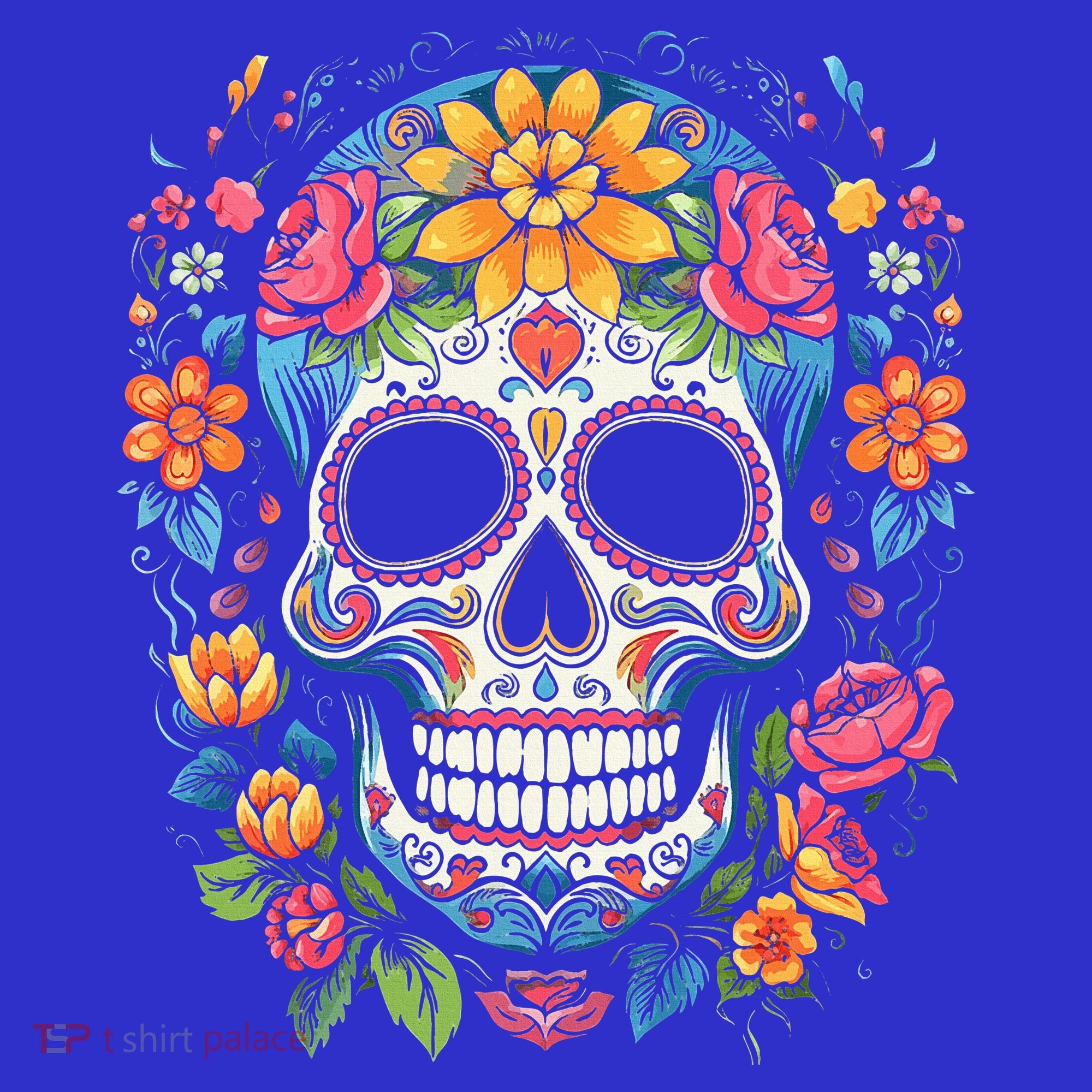De Los Muertos Day of the Dead Sugar Skull Halloween Hoodie