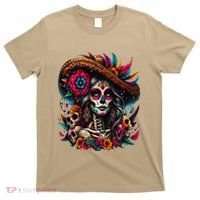 De Los Muertos La Catrina Day Of The Dead Sugar Skull Women T-Shirt thumb 0