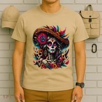 De Los Muertos La Catrina Day Of The Dead Sugar Skull Women T-Shirt thumb 6