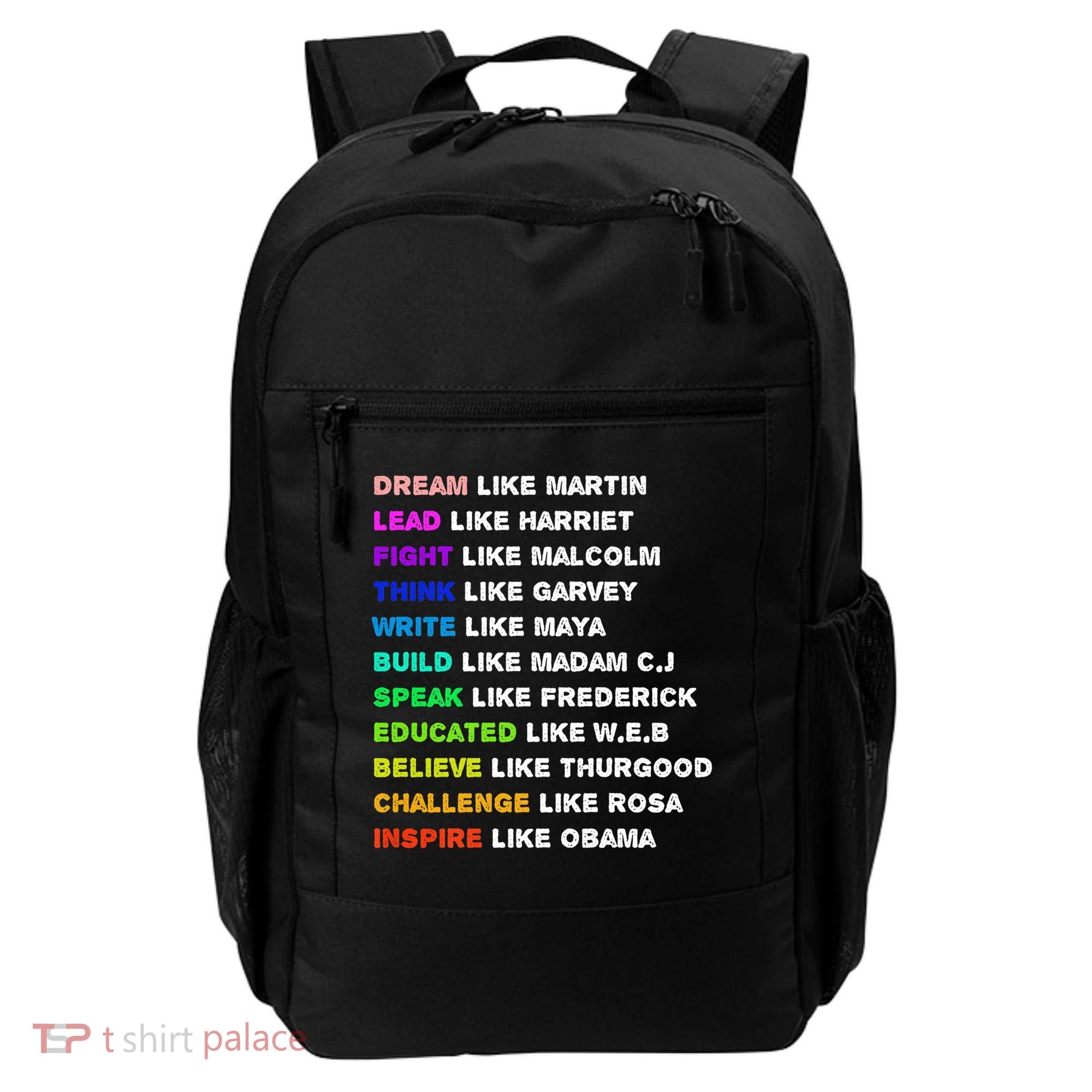 Dream Like Martin Lead Like Harriet Black History Gift Cute Gift Backpack