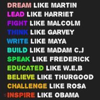 Dream Like Martin Lead Like Harriet Black History Gift Cute Gift Beanie thumb 2