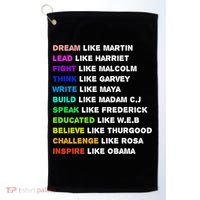 Dream Like Martin Lead Like Harriet Black History Gift Cute Gift Golf Towel thumb 0