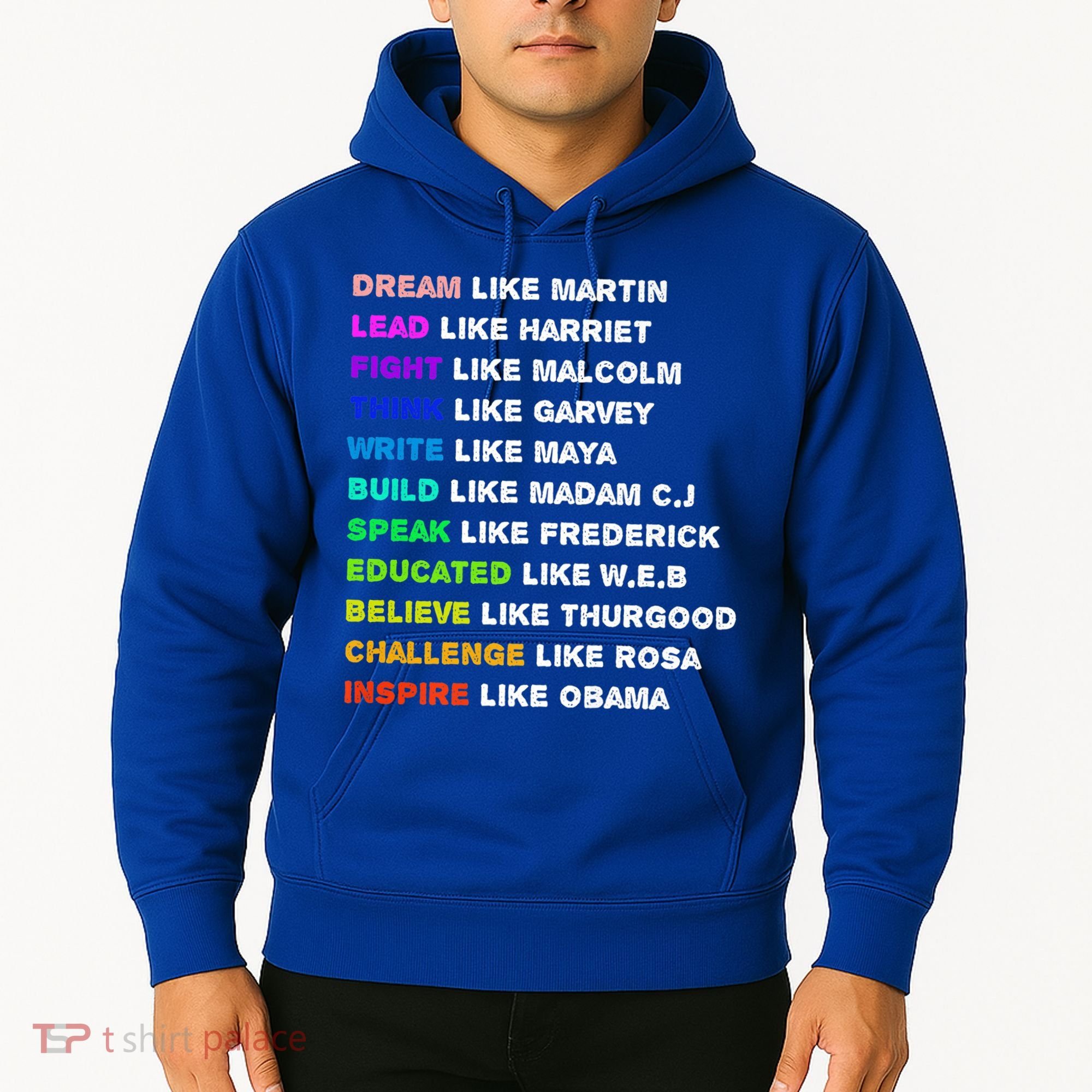 Dream Like Martin Lead Like Harriet Black History Gift Cute Gift Hoodie
