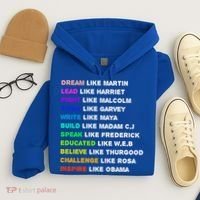 Dream Like Martin Lead Like Harriet Black History Gift Cute Gift Hoodie thumb 4