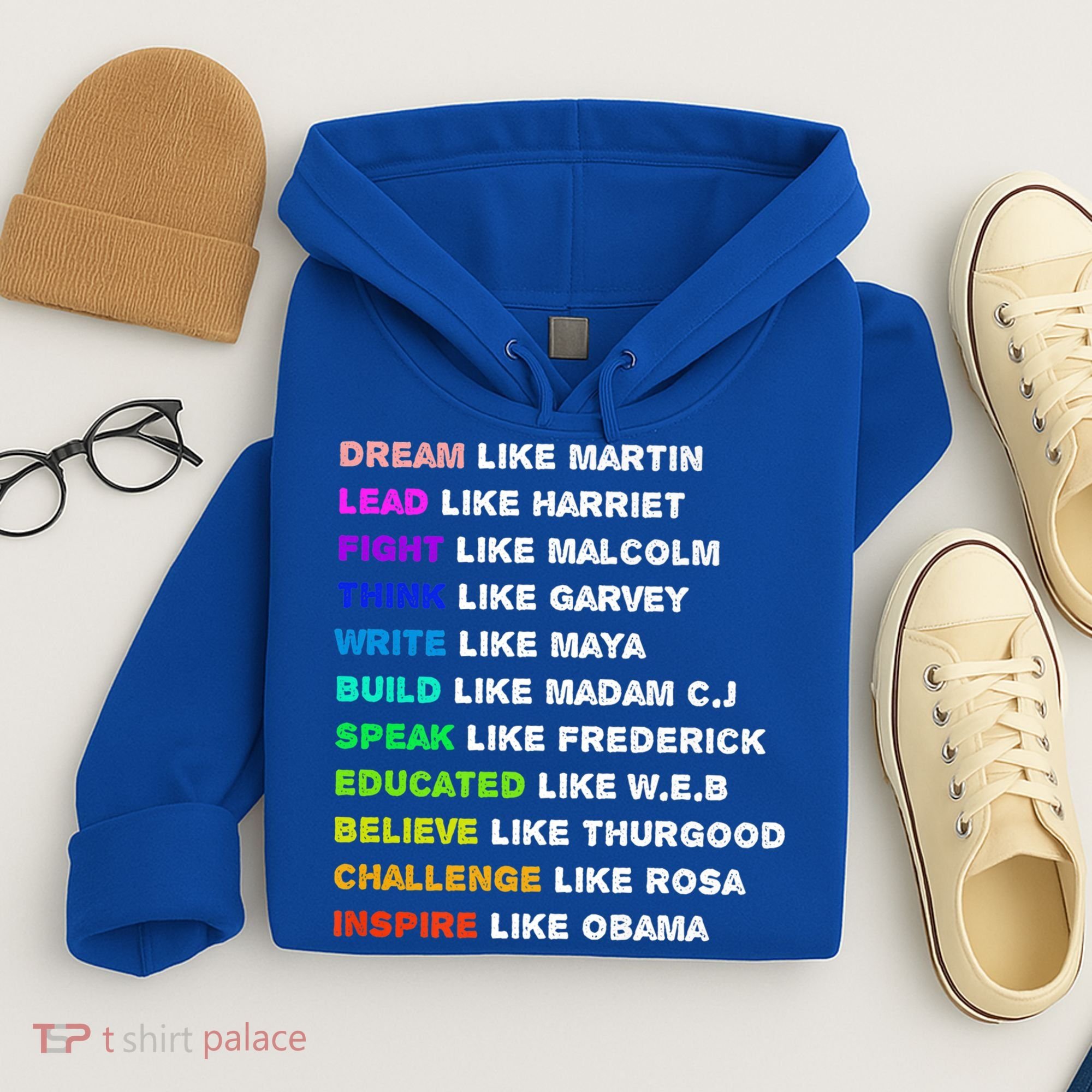 Dream Like Martin Lead Like Harriet Black History Gift Cute Gift Hoodie