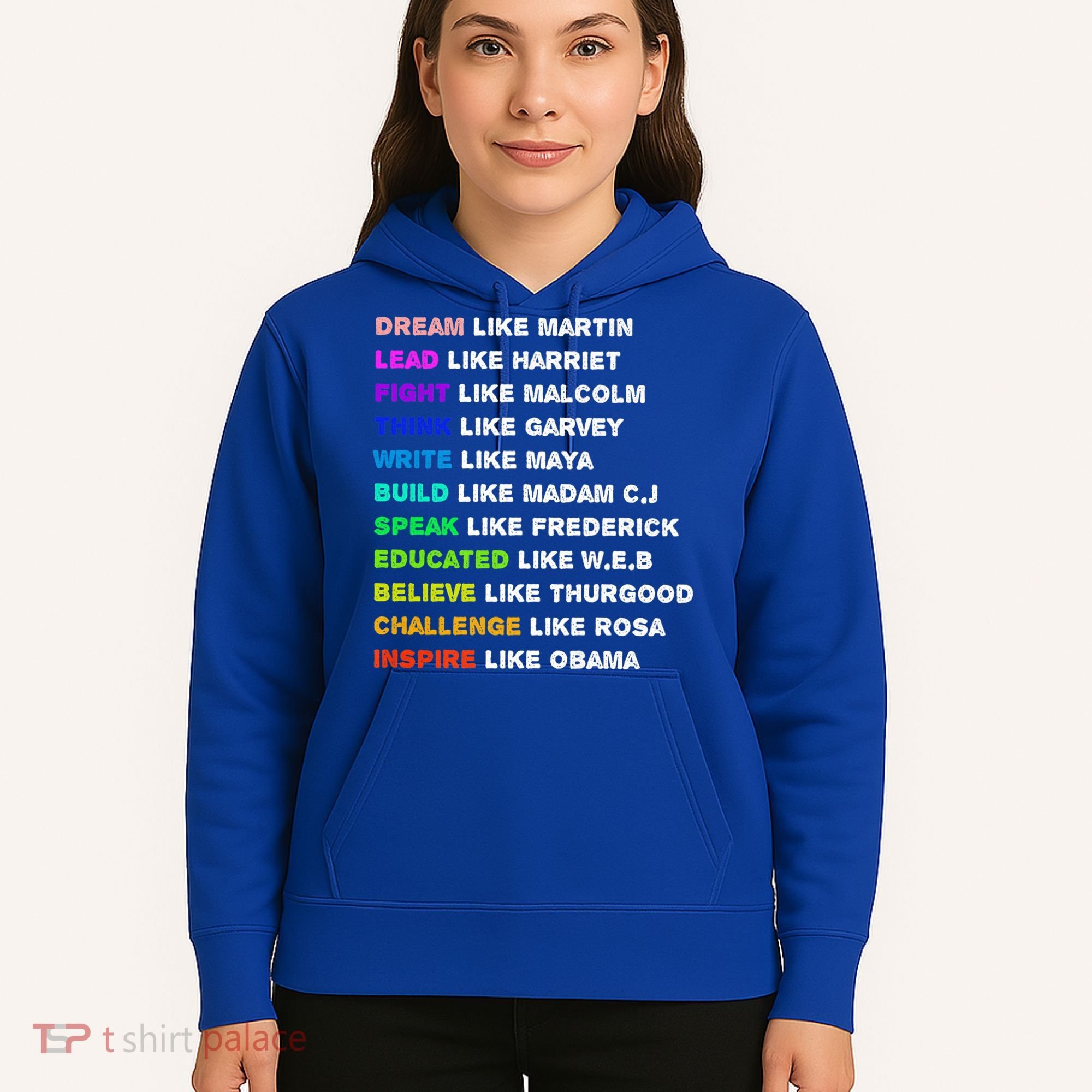 Dream Like Martin Lead Like Harriet Black History Gift Cute Gift Hoodie