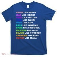 Dream Like Martin Lead Like Harriet Black History Gift Cute Gift T-Shirt thumb 0