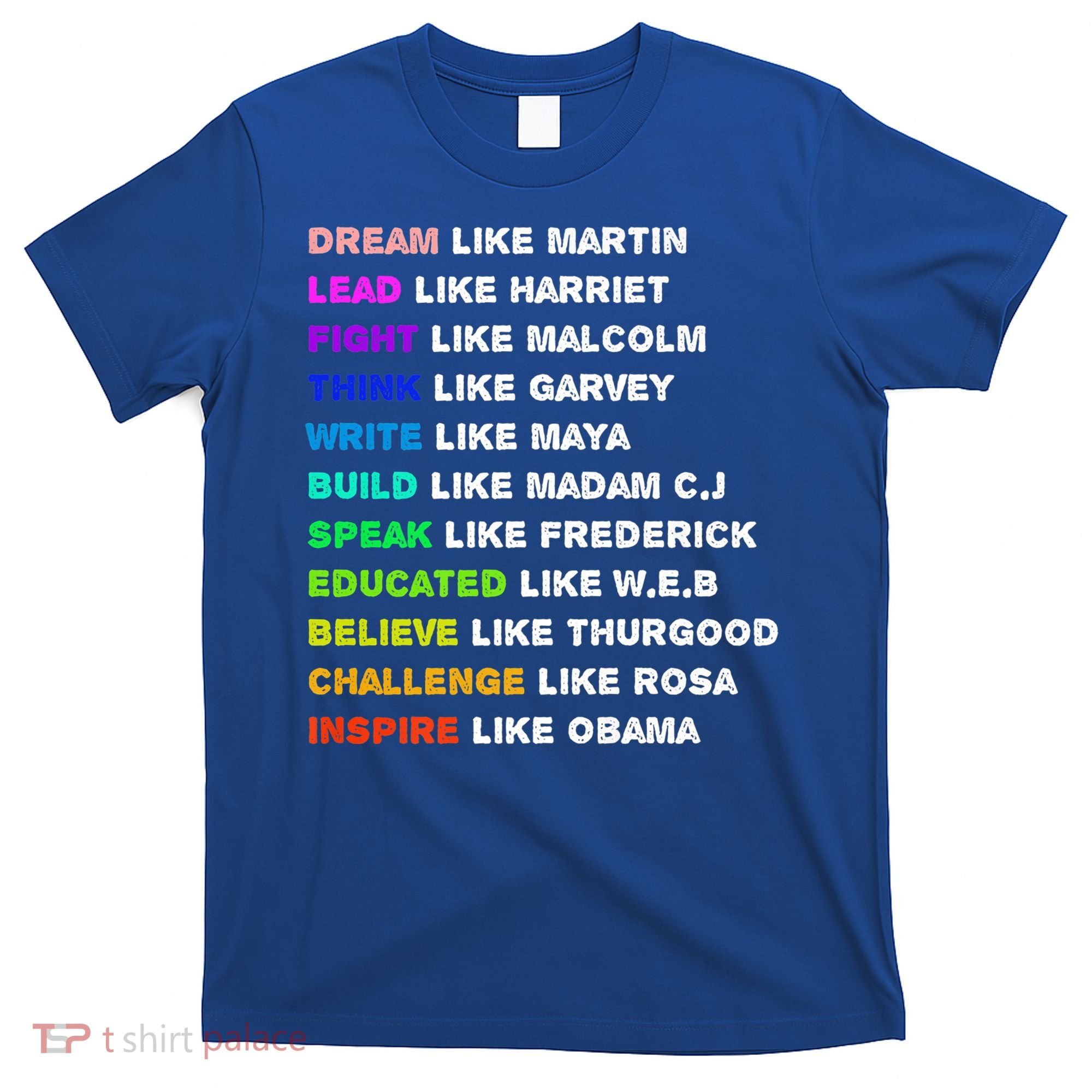 Dream Like Martin Lead Like Harriet Black History Gift Cute Gift T-Shirt