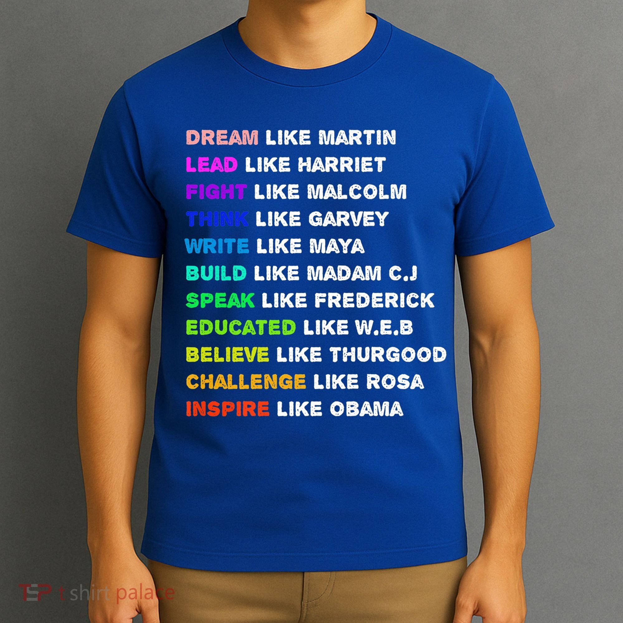 Dream Like Martin Lead Like Harriet Black History Gift Cute Gift T-Shirt