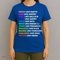 Dream Like Martin Lead Like Harriet Black History Gift Cute Gift T-Shirt thumb 4