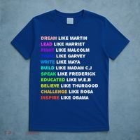 Dream Like Martin Lead Like Harriet Black History Gift Cute Gift T-Shirt thumb 5