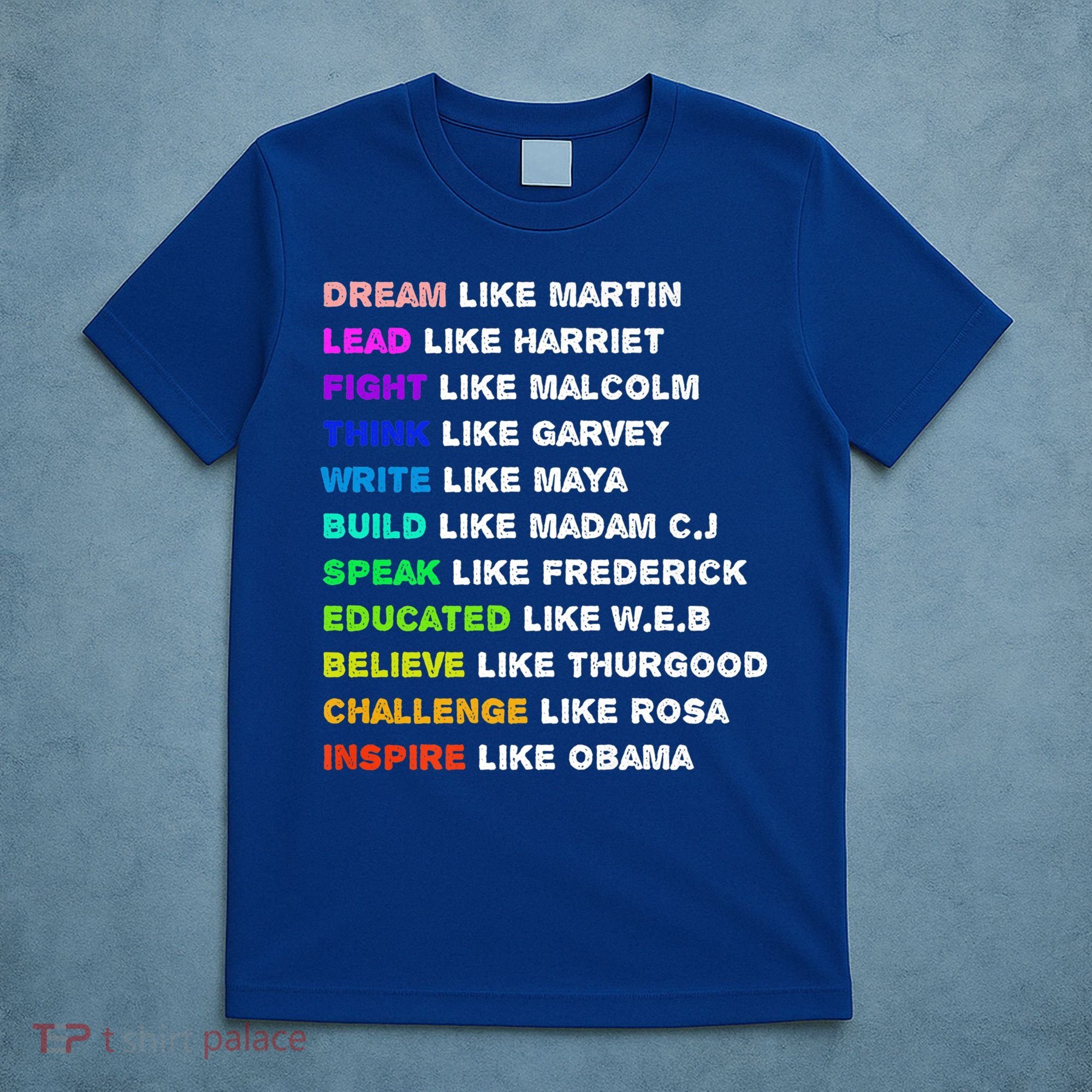 Dream Like Martin Lead Like Harriet Black History Gift Cute Gift T-Shirt
