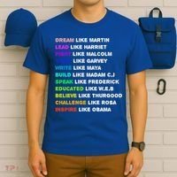 Dream Like Martin Lead Like Harriet Black History Gift Cute Gift T-Shirt thumb 6
