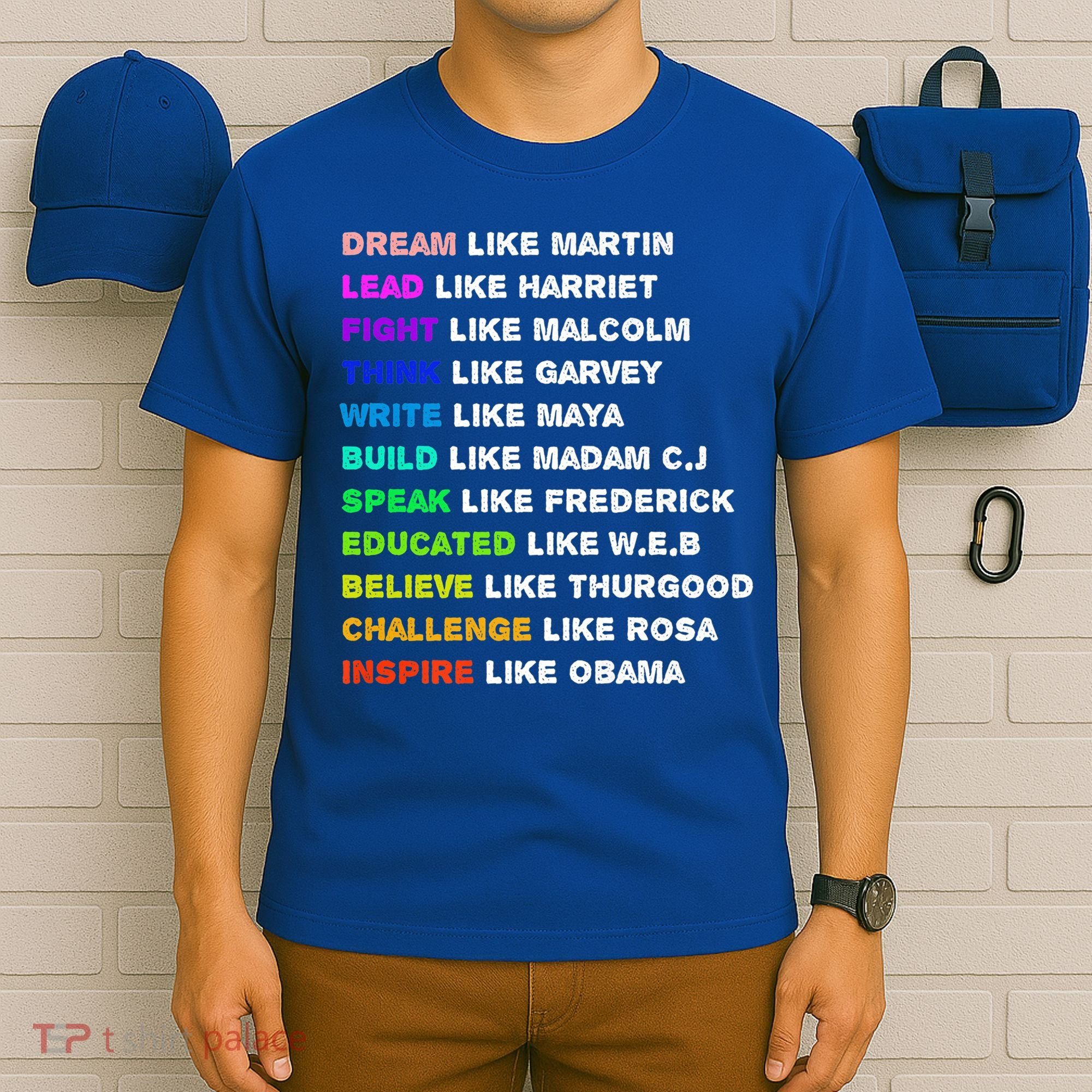 Dream Like Martin Lead Like Harriet Black History Gift Cute Gift T-Shirt