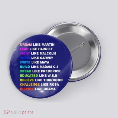 Dream Like Martin Lead Like Harriet Black History Gift Cute Gift Button