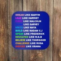 Dream Like Martin Lead Like Harriet Black History Gift Cute Gift Coaster thumb 0