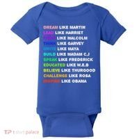 Dream Like Martin Lead Like Harriet Black History Gift Cute Gift Baby Bodysuit thumb 0