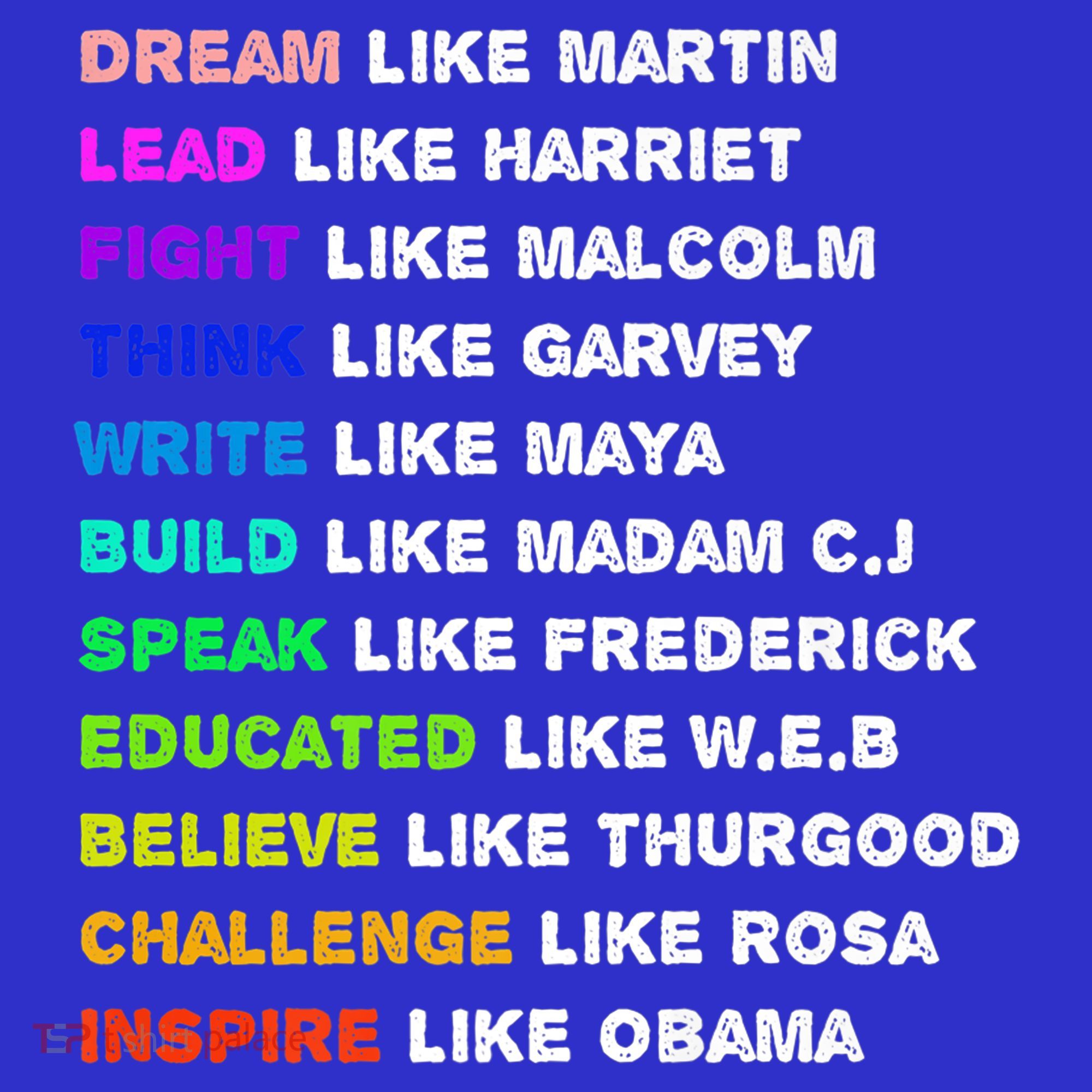 Dream Like Martin Lead Like Harriet Black History Gift Cute Gift Toddler Hoodie