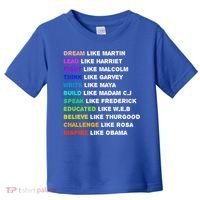 Dream Like Martin Lead Like Harriet Black History Gift Cute Gift Toddler T-Shirt thumb 0