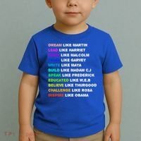 Dream Like Martin Lead Like Harriet Black History Gift Cute Gift Toddler T-Shirt thumb 2