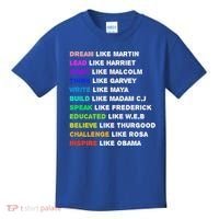 Dream Like Martin Lead Like Harriet Black History Gift Cute Gift Kids T-Shirt thumb 0
