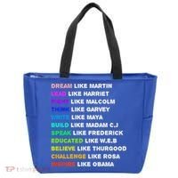 Dream Like Martin Lead Like Harriet Black History Gift Cute Gift Tote Bag thumb 0