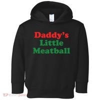 Daddy Little Meatball Italian Ironic Funny Meme Toddler Hoodie thumb 0