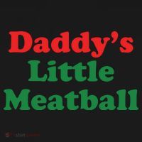 Daddy Little Meatball Italian Ironic Funny Meme Toddler Hoodie thumb 2