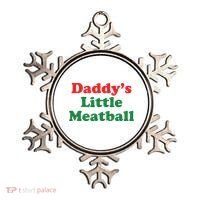 Daddy Little Meatball Italian Ironic Funny Meme Ornament thumb 0