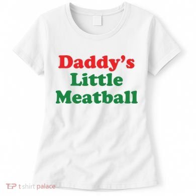 Daddy Little Meatball Italian Ironic Funny Meme Women's T-Shirt