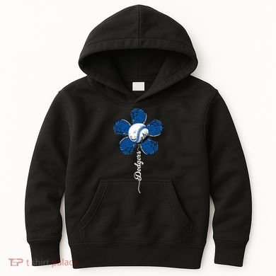 Dodgers Last Name Personalized Retro Vintage Lovers Outfits Kids Hoodie