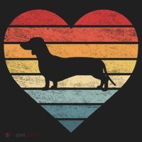 Dachshund Lover Owner Funny Gift Retro Sunset Dog Silhouette Mom Gift Women's Sweatshirt thumb 2
