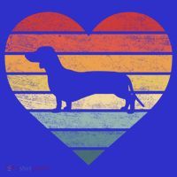 Dachshund Lover Owner Funny Gift Retro Sunset Dog Silhouette Mom Gift Women's Long Sleeve Shirt thumb 2
