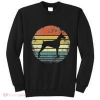 Doberman Lover Owner Gifts Retro Sunset Dog Silhouette Dad Sweatshirt thumb 0