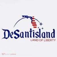 Desantisland Land Of Liberty Florida American Flag T-Shirt thumb 7