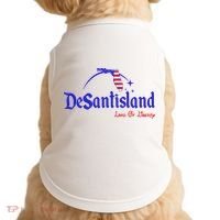 Desantisland Land Of Liberty Florida American Flag Doggie Tank thumb 0