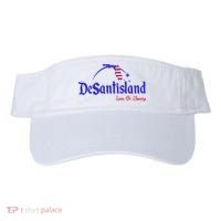 Desantisland Land Of Liberty Florida American Flag Visor thumb 0
