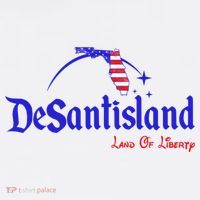 Desantisland Land Of Liberty Florida American Flag Visor thumb 3