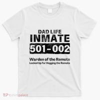 Dad Life Prisoner Inmate Funny Jail Halloween Costume T-Shirt thumb 0