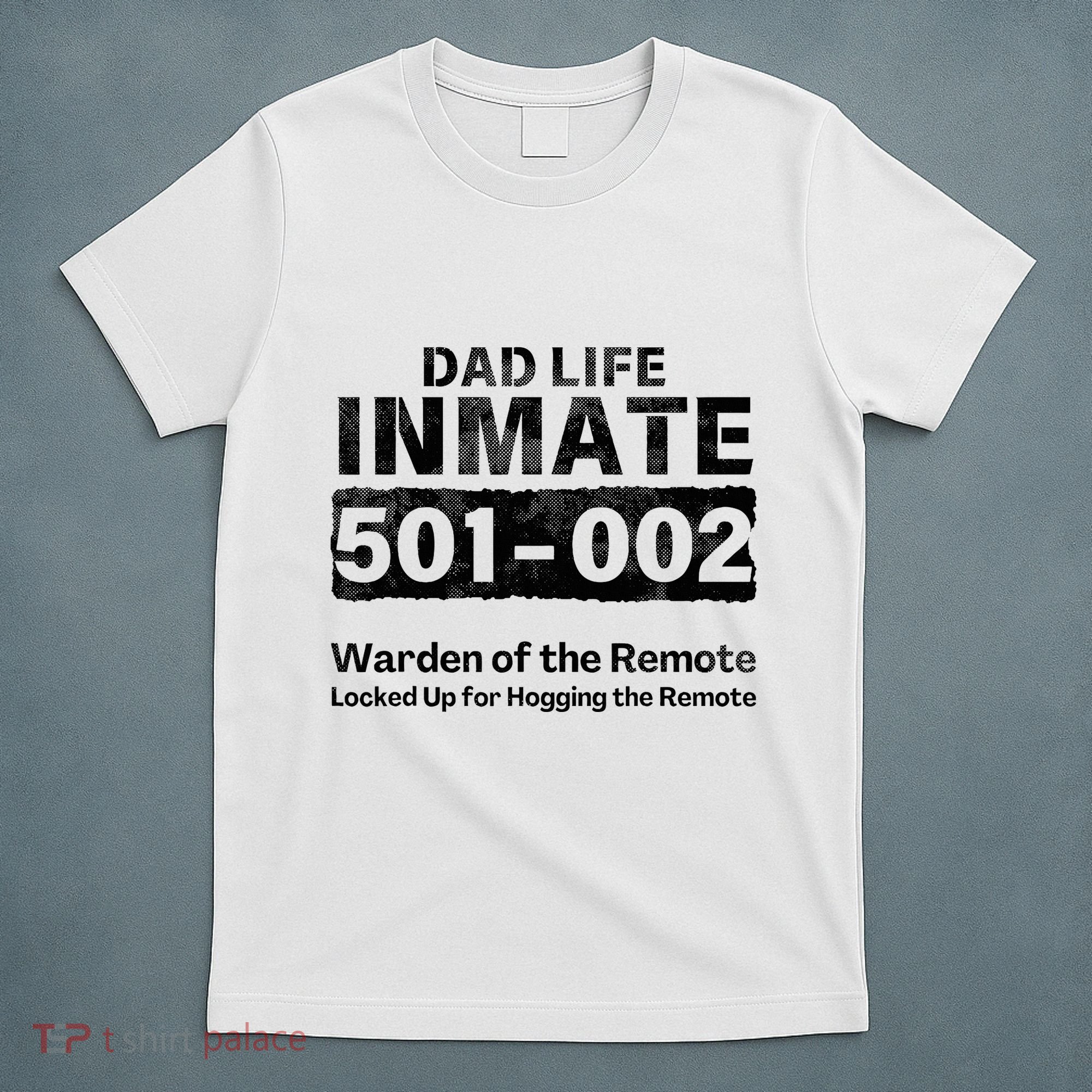 Dad Life Prisoner Inmate Funny Jail Halloween Costume T-Shirt