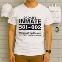 Dad Life Prisoner Inmate Funny Jail Halloween Costume T-Shirt thumb 6