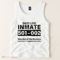 Dad Life Prisoner Inmate Funny Jail Halloween Costume Tank Top thumb 2