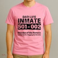 Dad Life Prisoner Inmate Jail Halloween Costume T-Shirt thumb 3