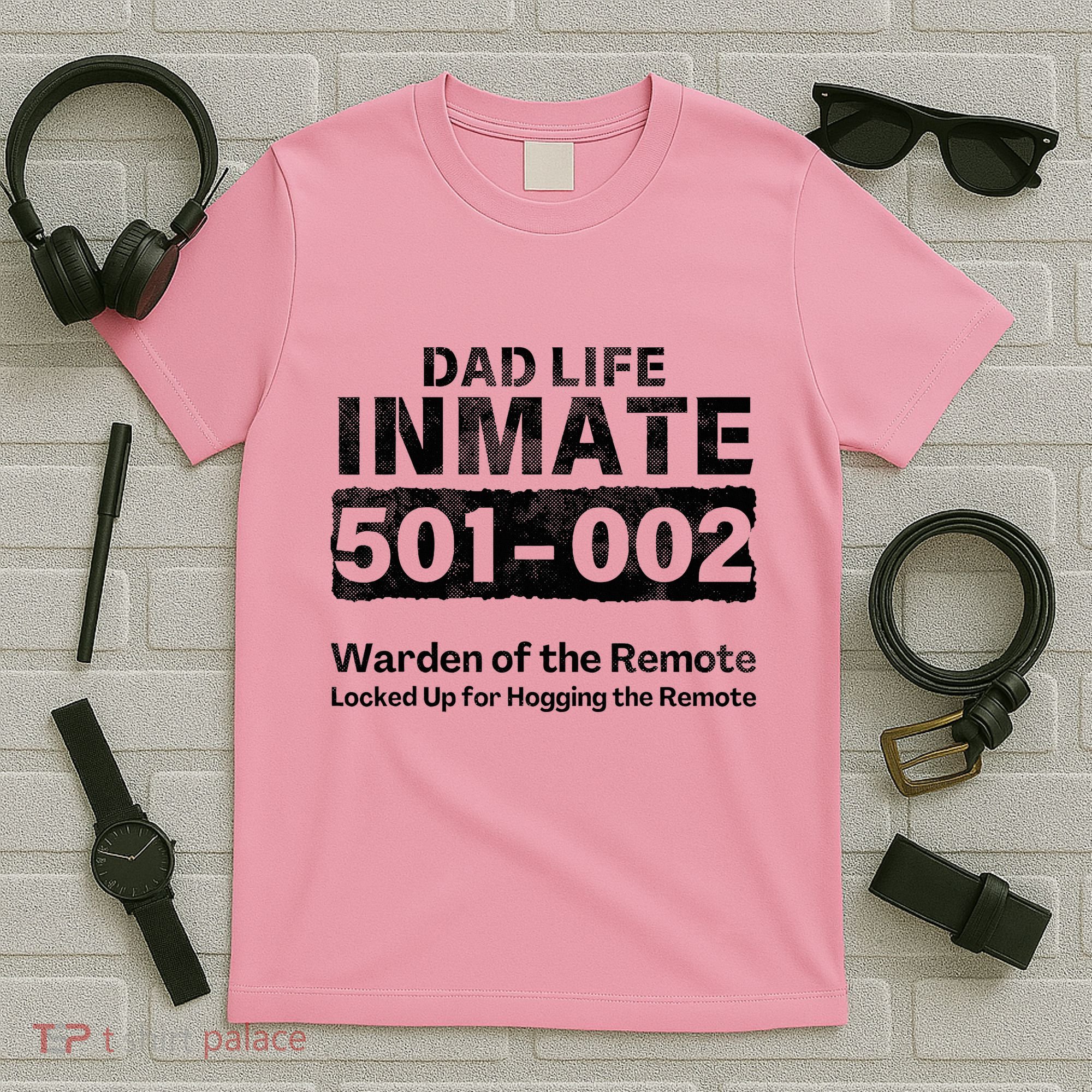 Dad Life Prisoner Inmate Jail Halloween Costume T-Shirt