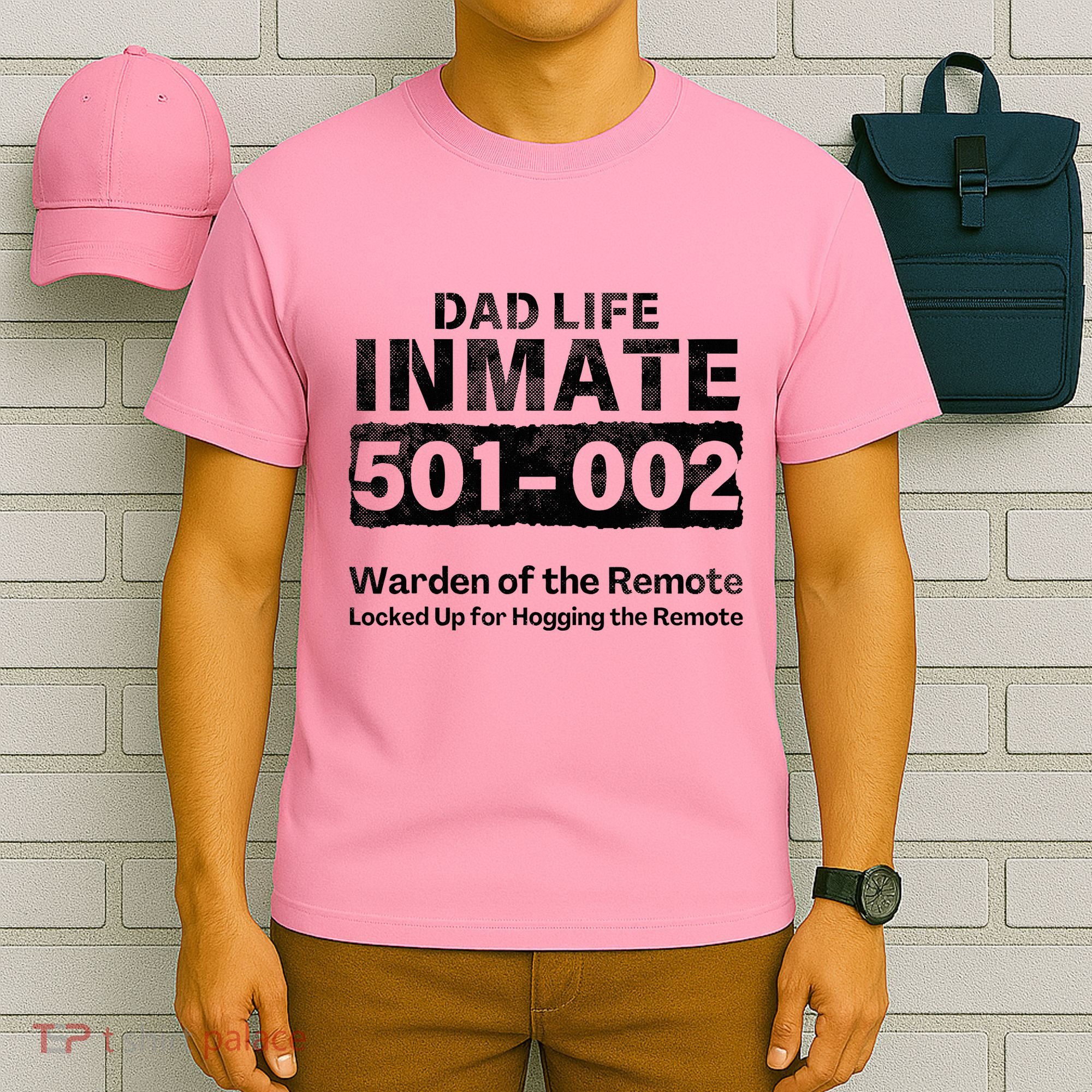 Dad Life Prisoner Inmate Jail Halloween Costume T-Shirt
