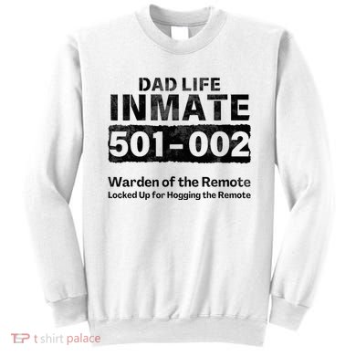 Dad Life Prisoner Inmate Jail Halloween Costume Sweatshirt