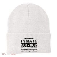 Dad Life Prisoner Inmate Jail Halloween Costume Beanie thumb 0