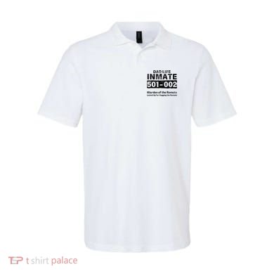 Dad Life Prisoner Inmate Jail Halloween Costume Polo