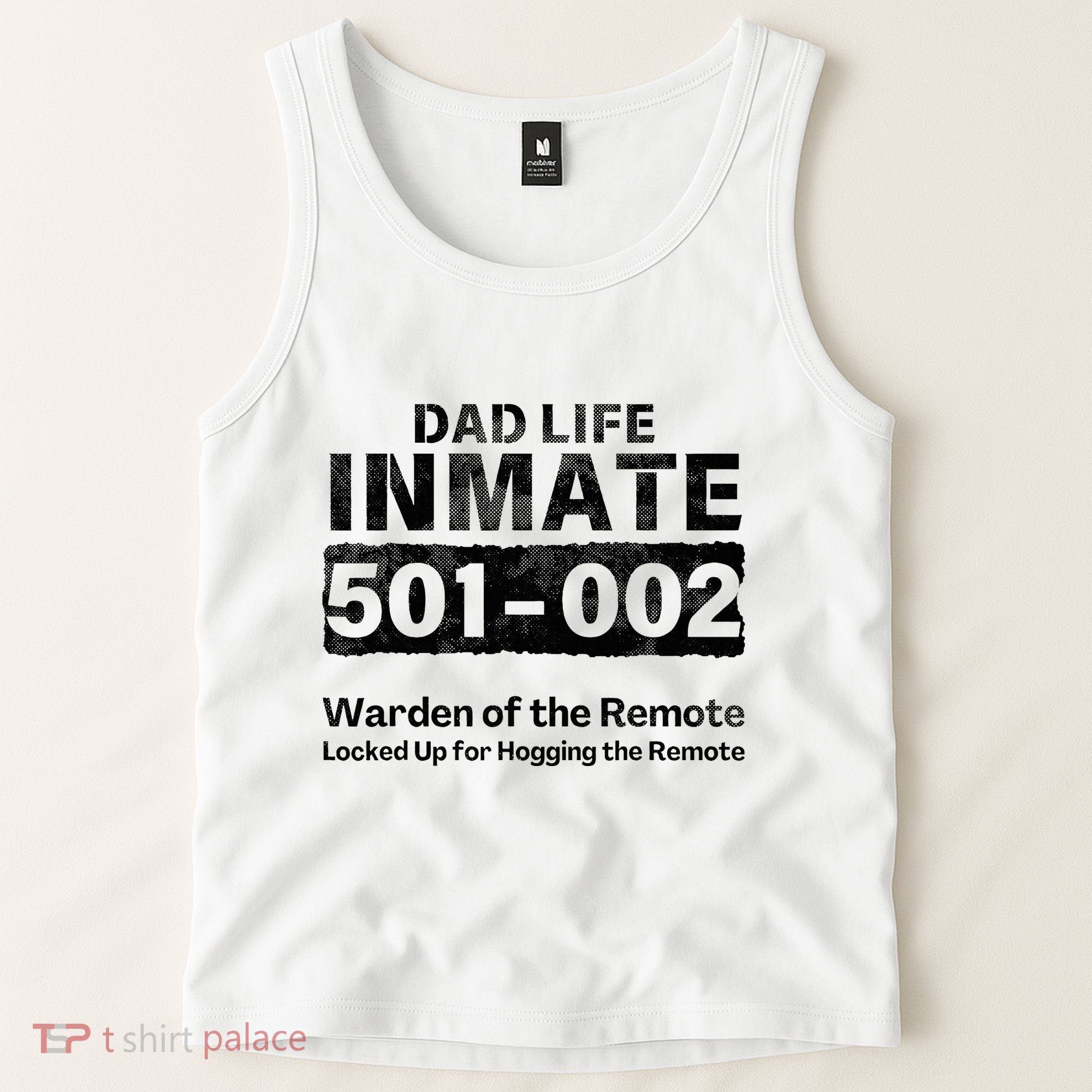 Dad Life Prisoner Inmate Jail Halloween Costume Tank Top
